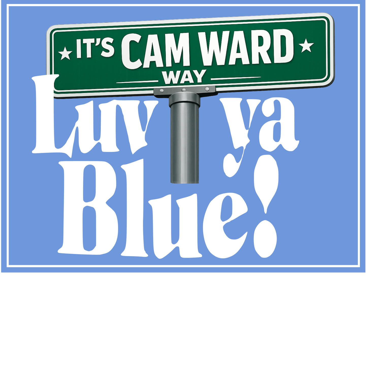 Cam Ward Yard Sign