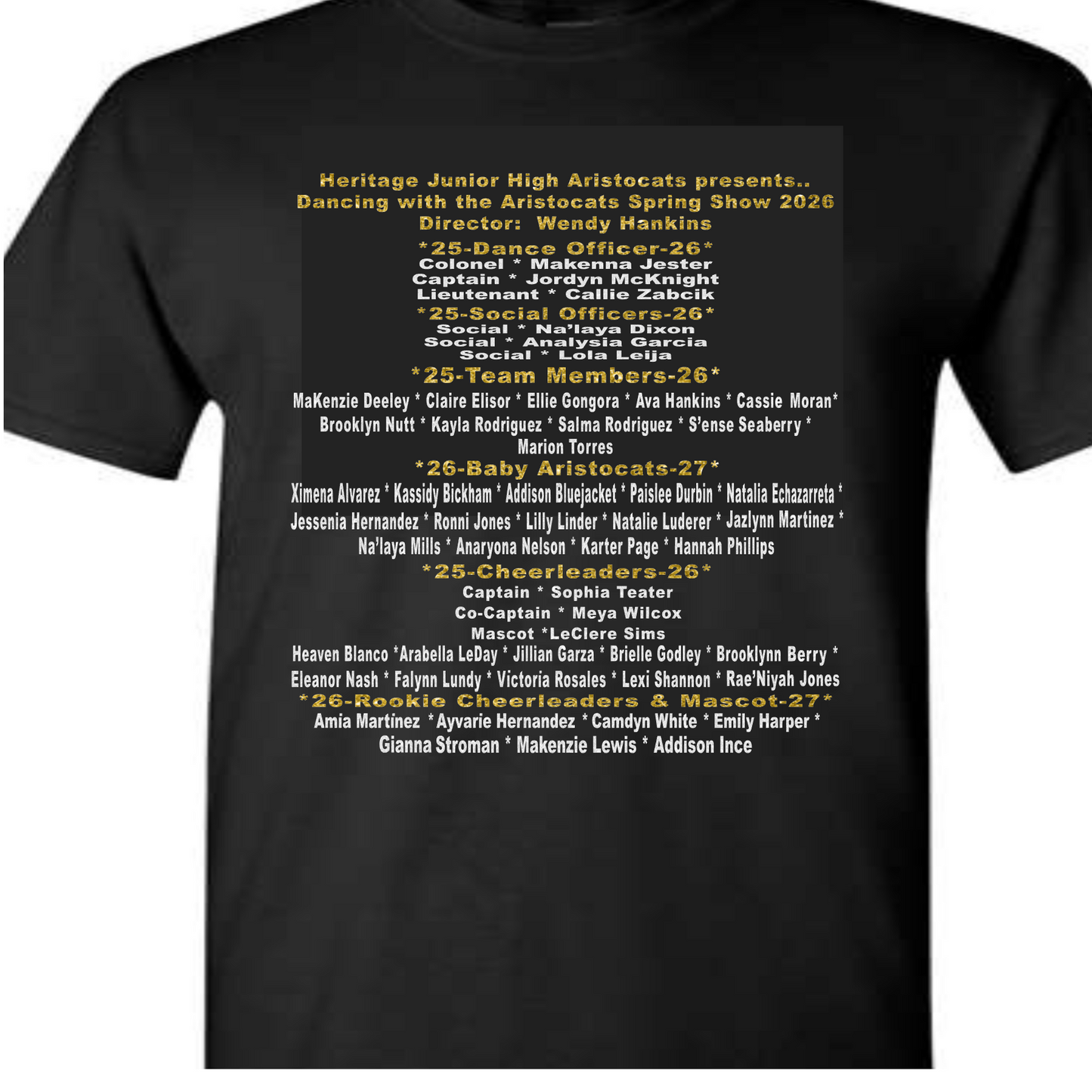 Heritage Junior High Aristocats/Cheer