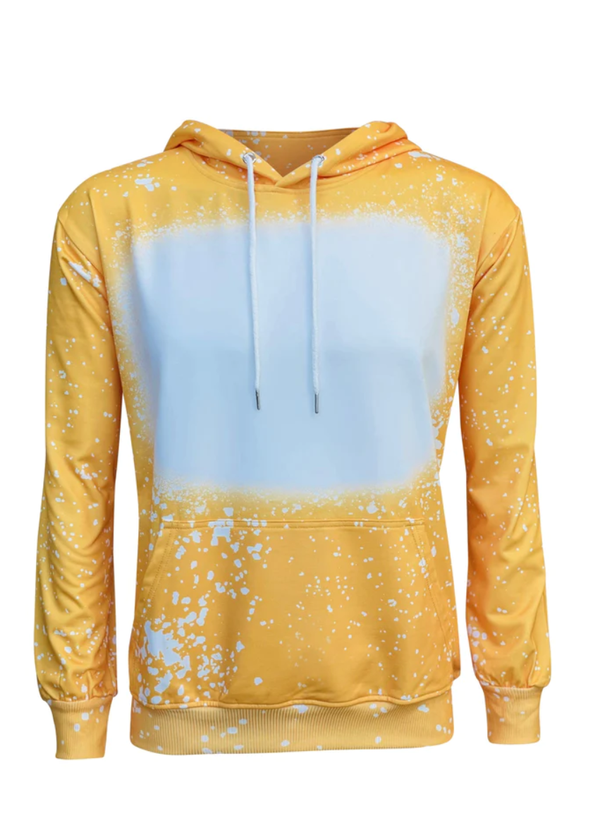 100% Faux Pre Bleach Hoodies