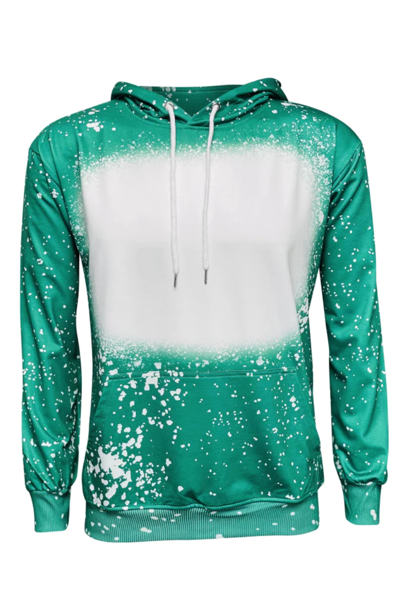 100% Faux Pre Bleach Hoodies