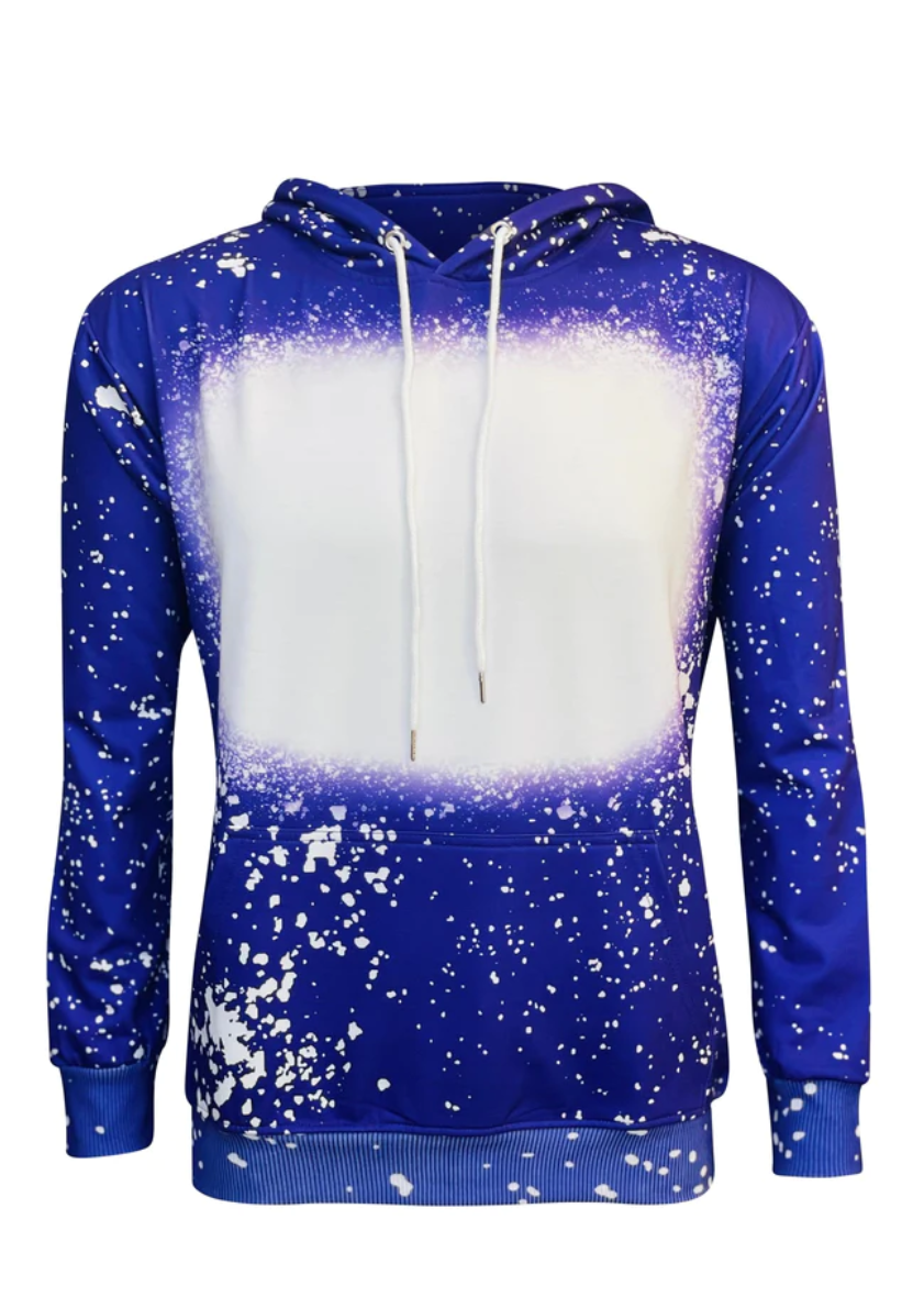 100% Faux Pre Bleach Hoodies