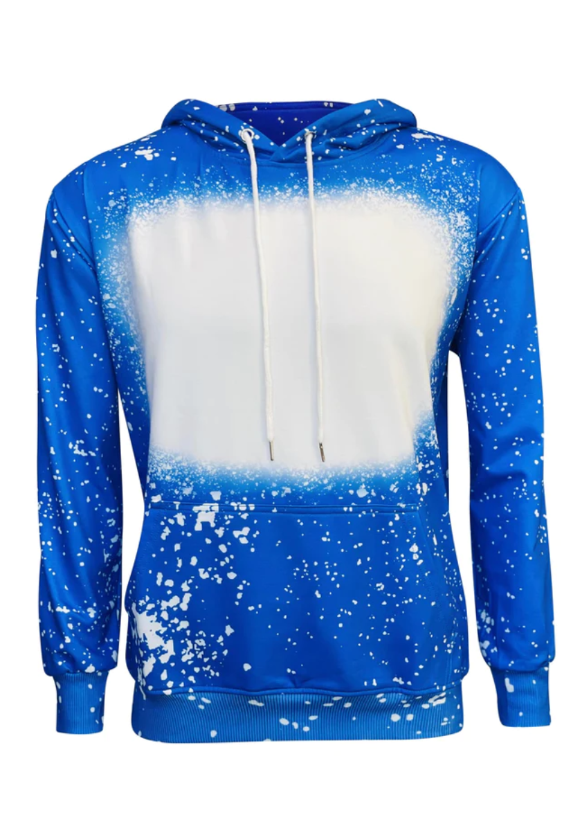 100% Faux Pre Bleach Hoodies